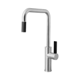 Abey Armando Vicario Luz Pull-Out Mixer - Brushed Chrome